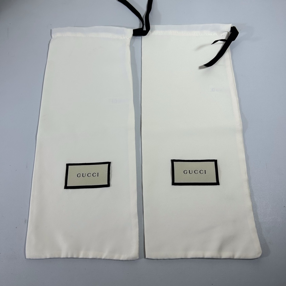 Gucci Authentic Dust bags/ set of 2/ Sz 6” x 15” excellent condition